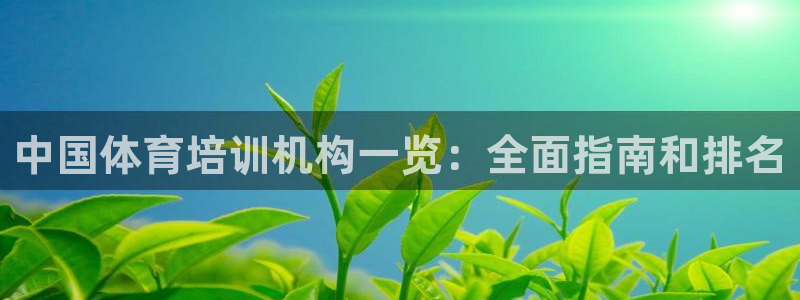 耀世平台app下载安装官网：中国体育培训机构一览：全