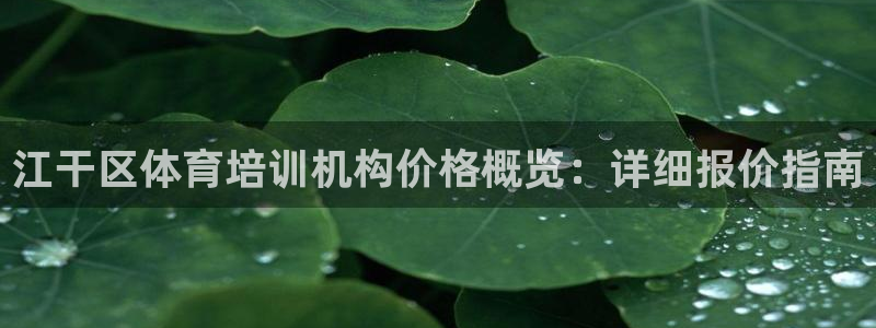 耀世娱乐提现失败怎么回事：江干区体育培训机构价格概览