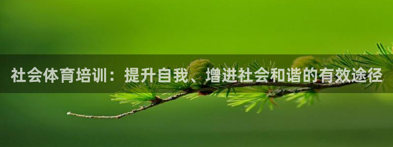 耀世平台注册网址是什么啊：社会体育培训：提升自我、增