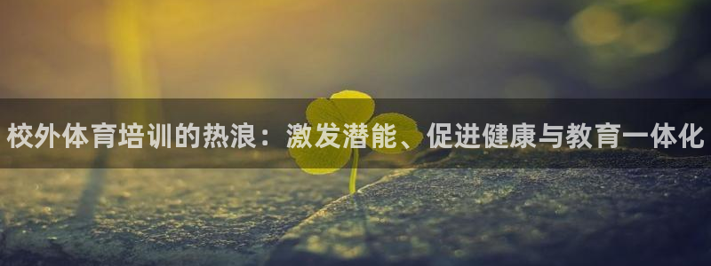 耀世传说：校外体育培训的热浪：激发潜能、促进健康与教